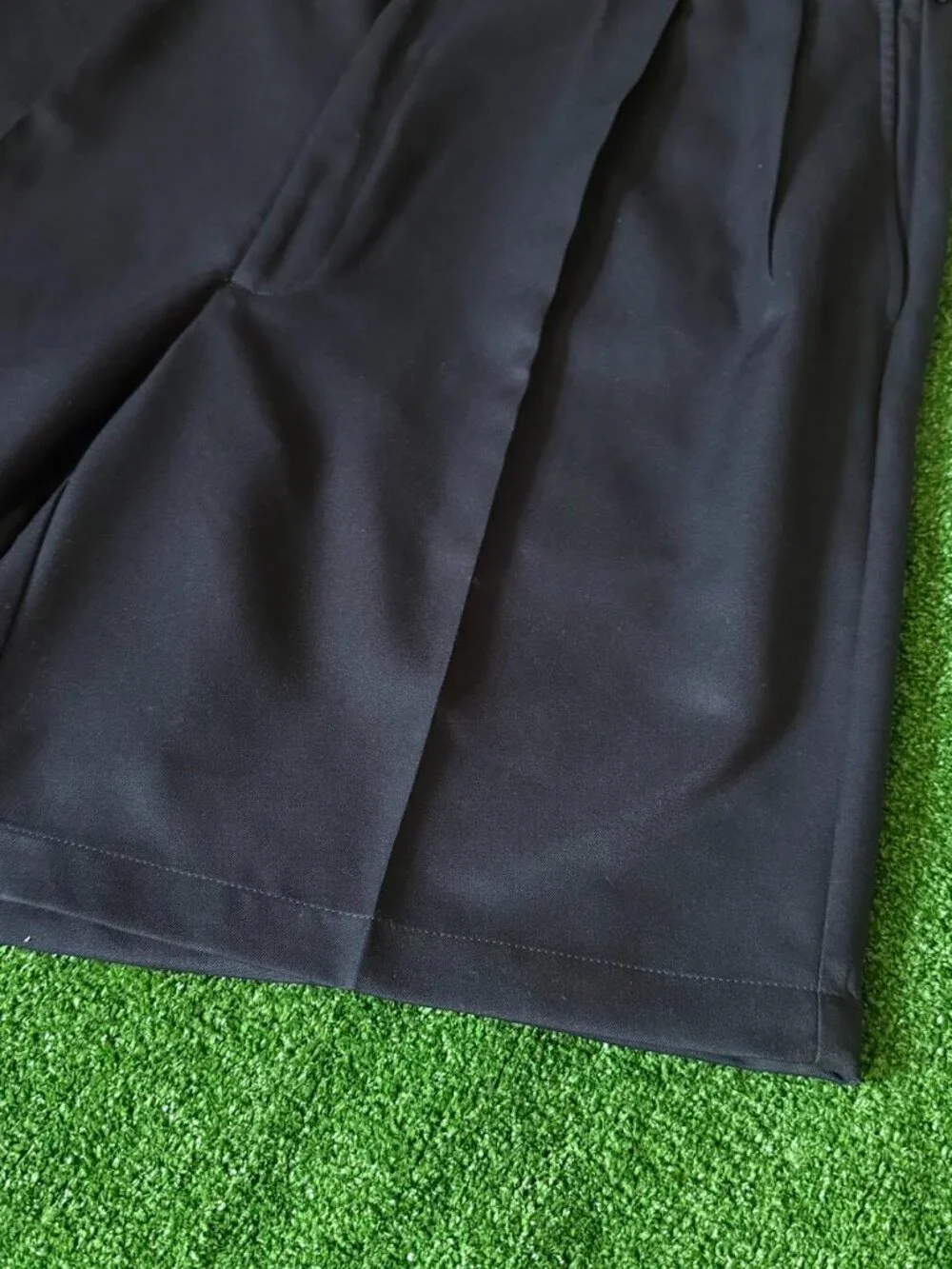 Haggar Cool 18 Performance Golf Shorts Men's Size 40 Navy Classic Pleated NWT